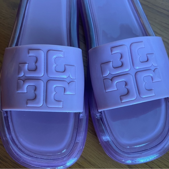 Tory Burch Bubble Jelly Sandals Cipria (purple/lilac) Size 8 - Picture 14 of 16